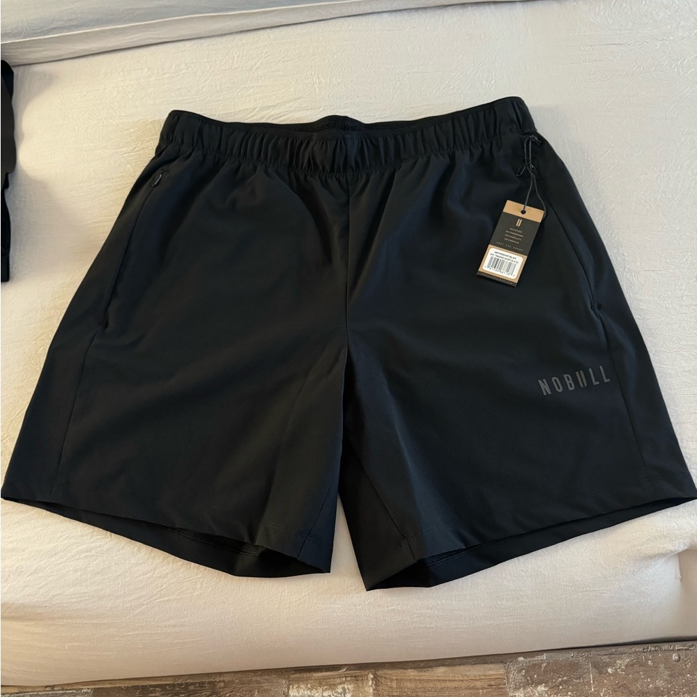 NOBULL Gym Shorts!  6” inseam. Black. NWT